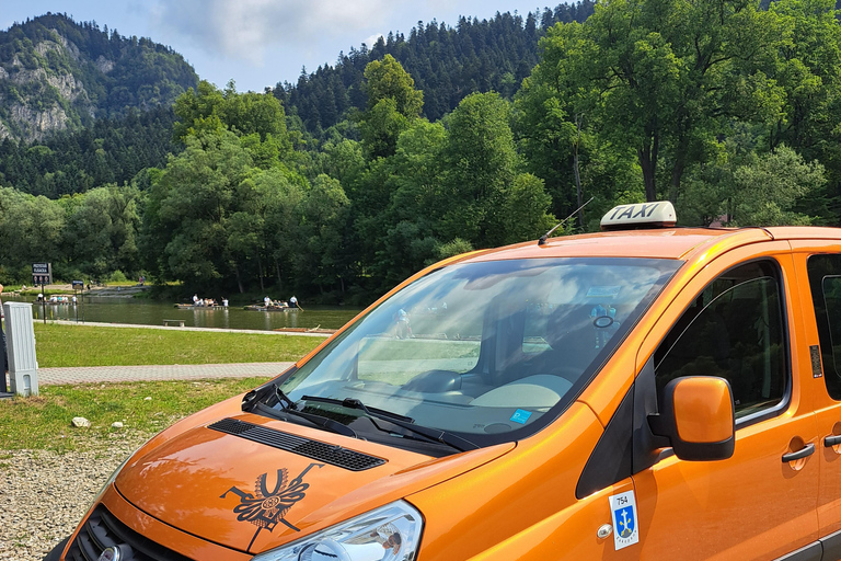 From Zakopane: Dunajec River Rafting Trip with Pickup