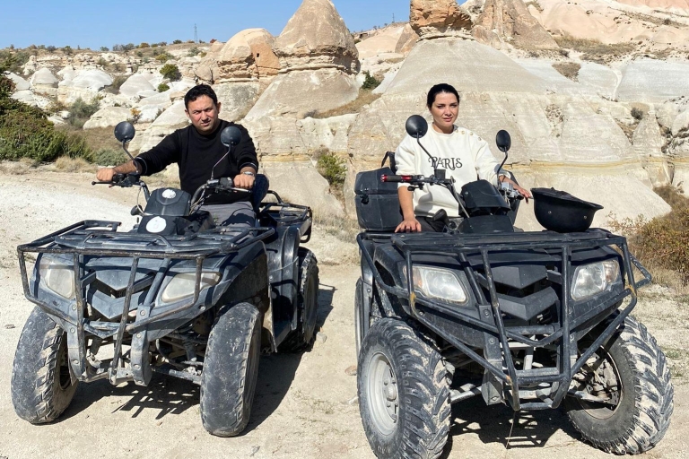 Cappadocië: tours bij zonsopgang en zonsondergang per ATVCappadocië: begeleide ATV-trailtour door landschap en lokale geschiedenis