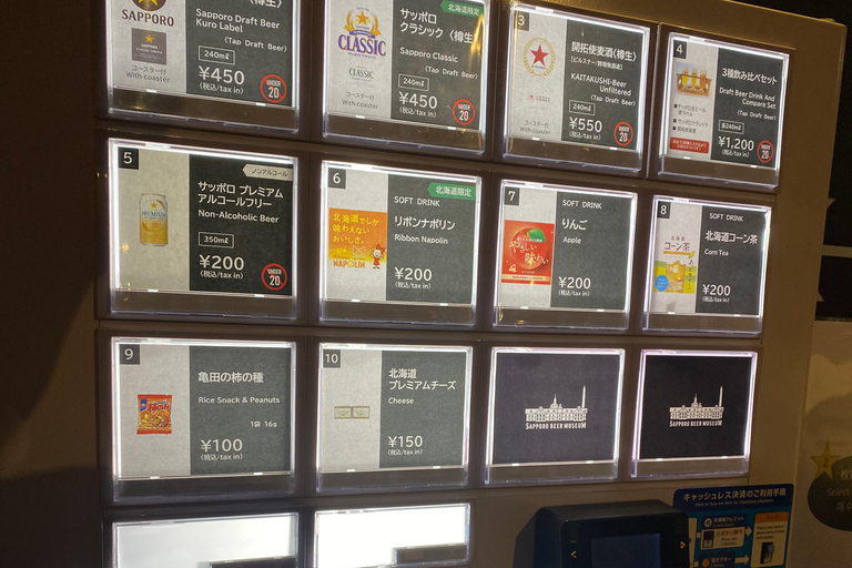 Hokkaido: Sapporo Beer Museum Tour & Local Life Walk