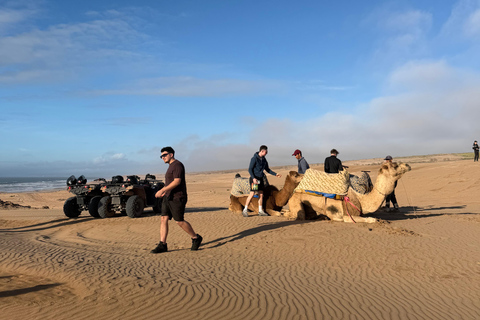 Agadir: Quad Bike and Camel Ride Desert & Beach Tour