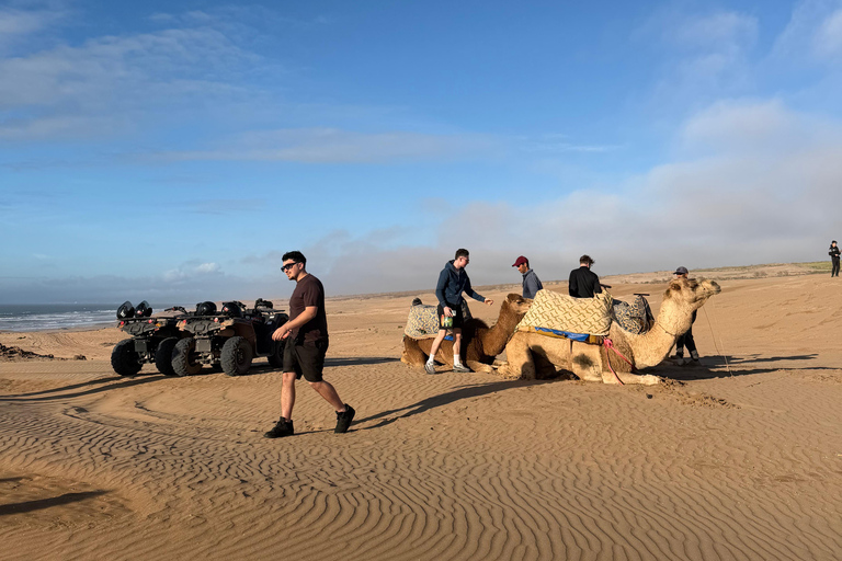 Agadir: Quad Bike and Camel Ride Desert & Beach Tour
