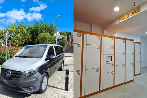 Transfer from/to Barcelona airport to Barcelona and locker