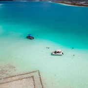 Pontoon Tour In Bacalar Seven Colors Lagoon | GetYourGuide