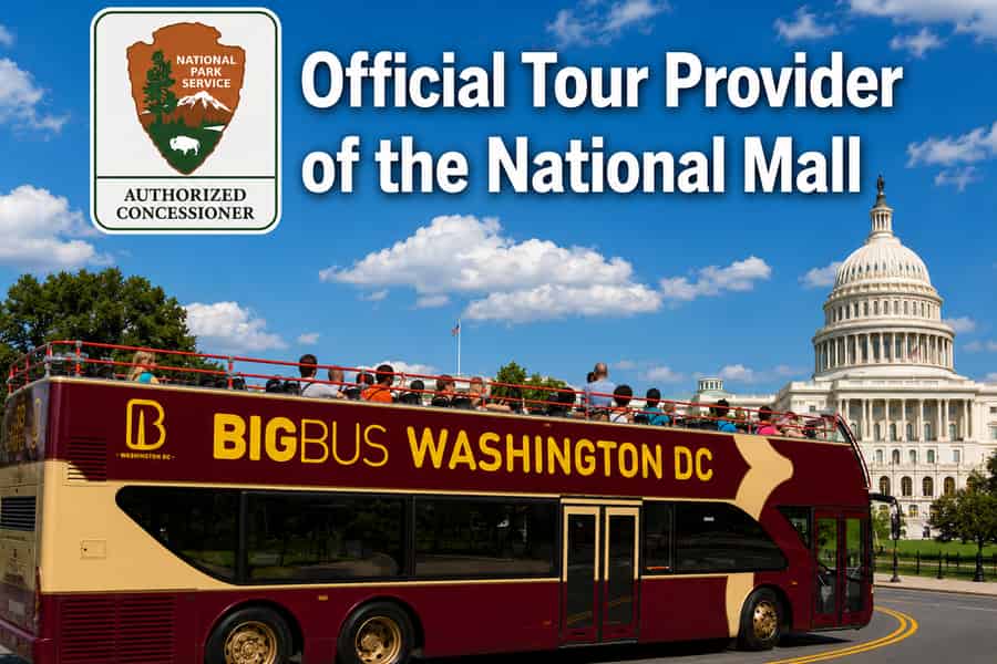 Washington, D.C.: Hop-On/Hop-Off-Sightseeing-Bustour und Audiotour durch Arlington. Foto: GetYourGuide Washington, D.C.: Hop-On/Hop-Off-Sightseeing-Bustour und Audiotour durch Arlington. Foto: GetYourGuide