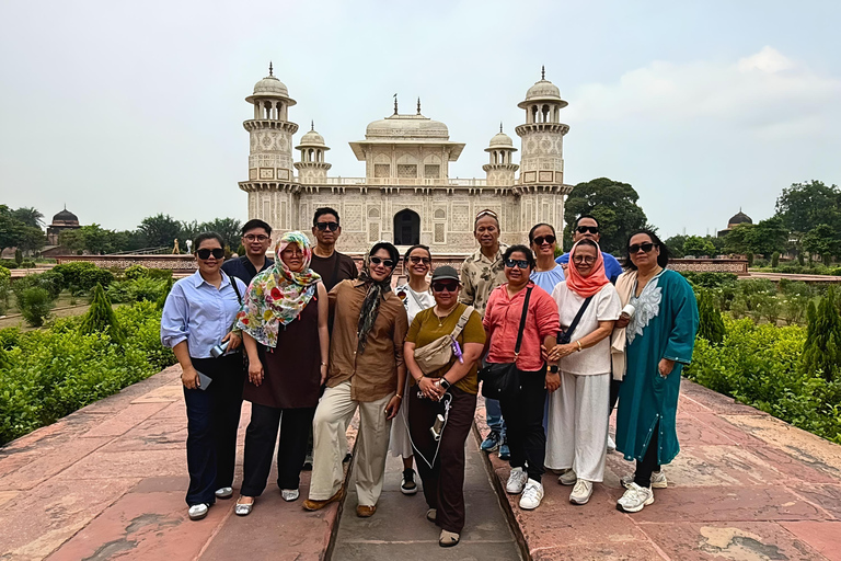 From Delhi: Private Taj Mahal & Agra Day Tour with 5* Meal Private Tour From Delhi - Car, Guide, Tickets & 5-Star Meal