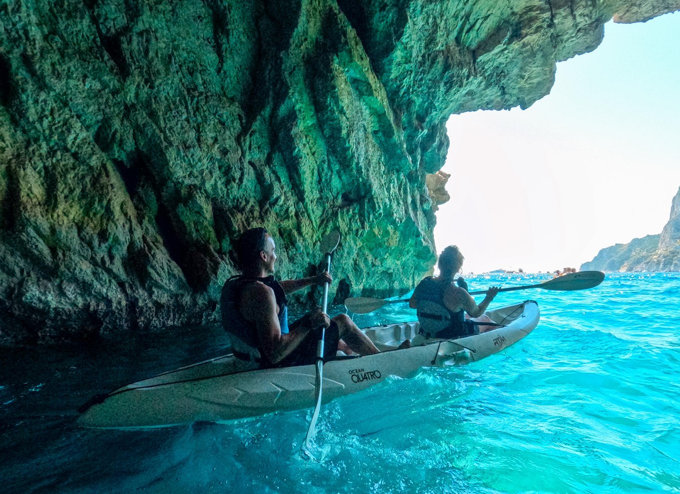 Capri: Kajaktur til grotter og strande med GoPro-billeder