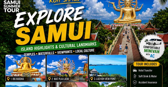 Koh Samui: Big Buddha, Waterfalls & Island Highlights