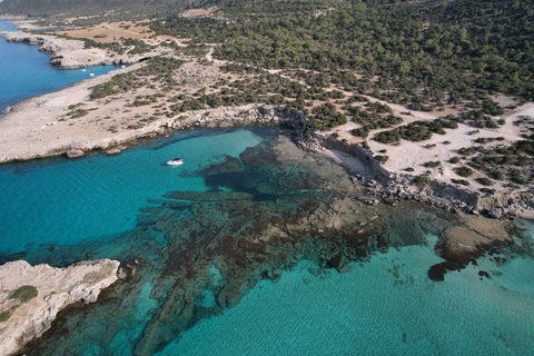 Paphos: Blue Lagoon halve dag boottocht met hoteltransfer