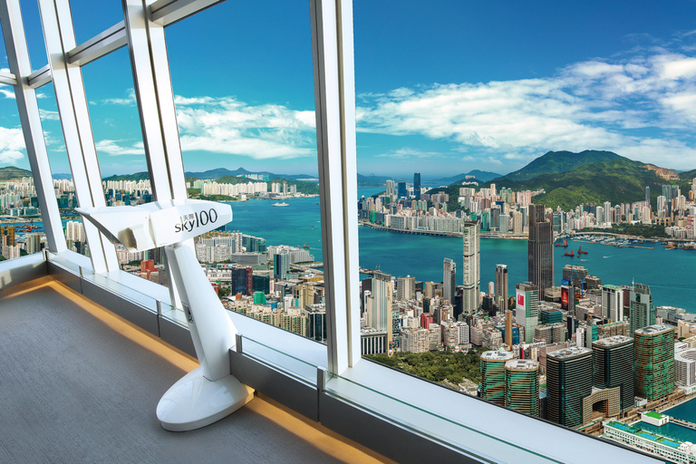 Hong Kong: sky100 Observation Deck & Hop-on, Hop-off Bus