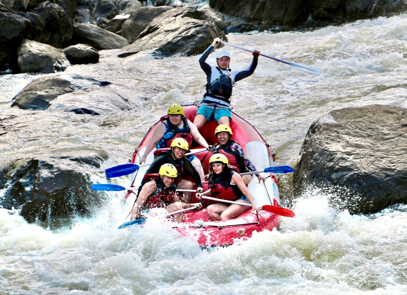 Barron Gorge: Halvdags Barron River White-Water Rafting