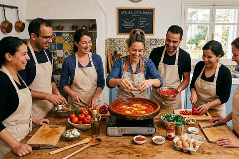 Hammamet: Tunisian Cooking Workshop, Harissa or Ojja Mayou Hammamet: Tunisian Cooking Class, Harissa or Ojja Mayou