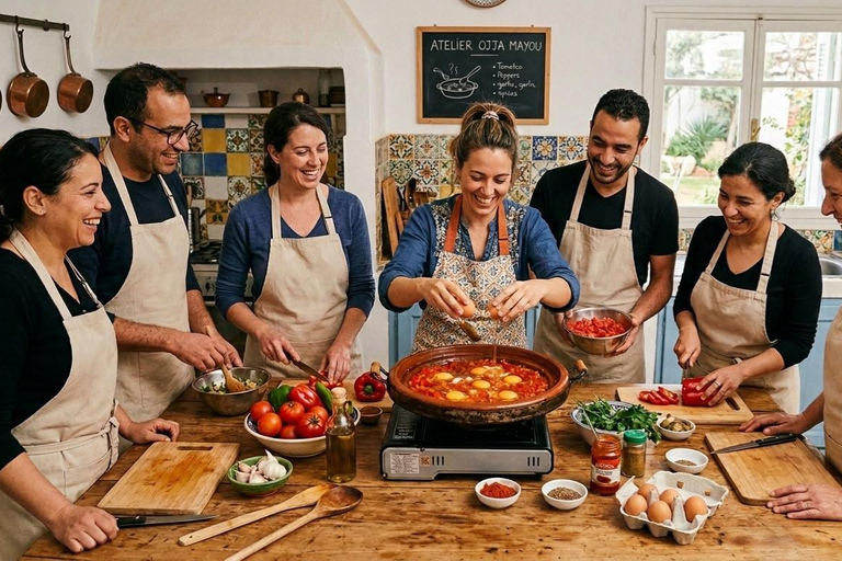 Hammamet: Tunisian Cooking Workshop, Harissa or Ojja Mayou Hammamet: Tunisian Cooking Class, Harissa or Ojja Mayou