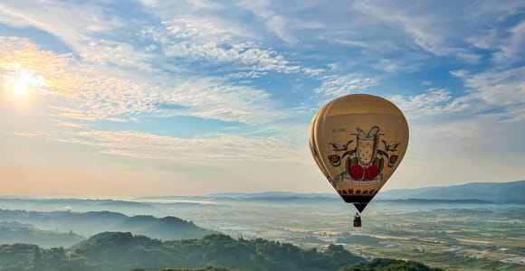 Ab Zagreb: Heißluftballonfahrt über die Landschaft von Zagorje