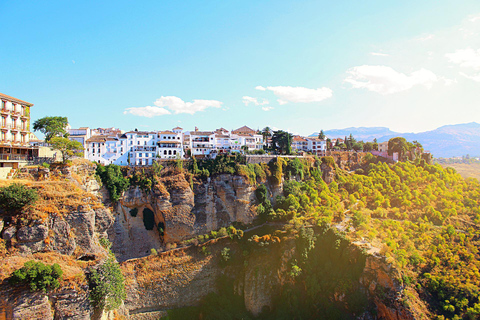 Desde Málaga: Ronda y Setenil de la Bodegas Excursión de un día en autocar