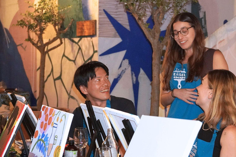 Lisbon: Wine & Paint Experience