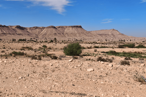 Ksar Ghilaine: Cena al atardecer y noche estrellada en el desierto