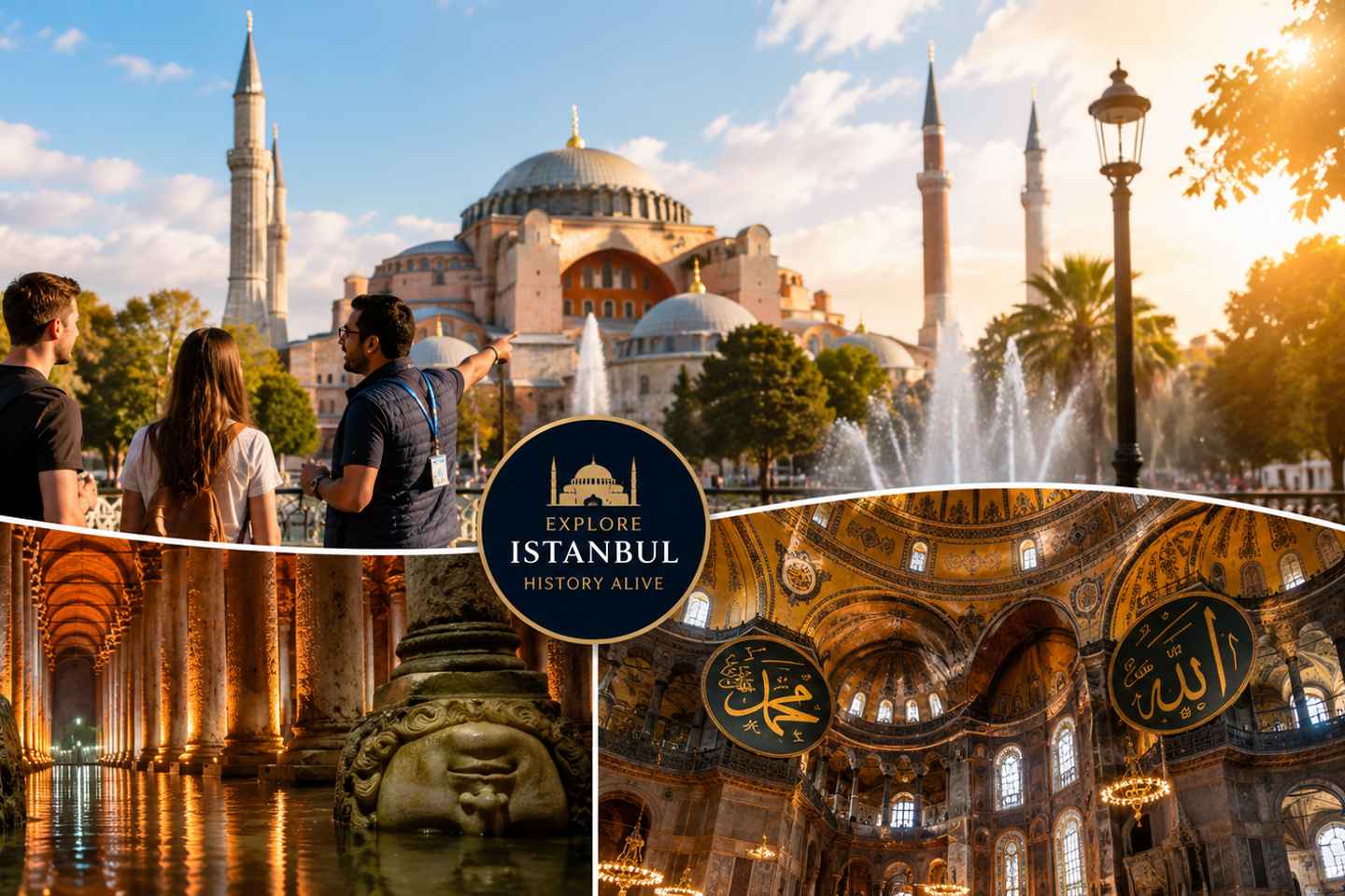 Istanbul: Basilica Cistern & Hagia Sophia Small-Group Tour