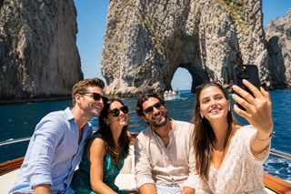 Capri by boat from the Sorrento Coast: Premium Group Tour (max. 12 people)