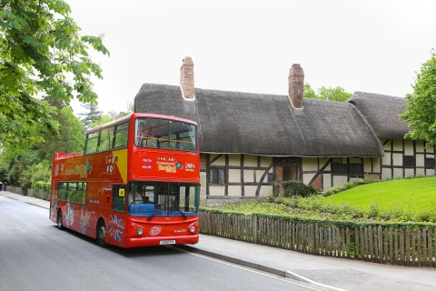 Visite de la ville de Stratford-upon-Avon Excursion en bus à arrêts multiplesBillet familial 48 heures pour la visite à arrêts multiples de Stratford