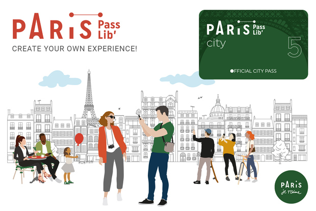 París Passlib' City: Pase oficial con 5 atracciones principales