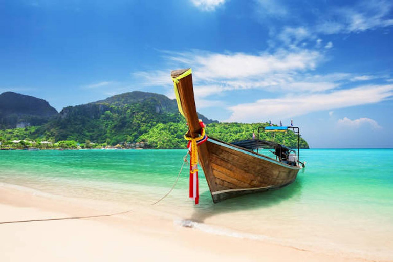 from phi phi : private long tail boat with snorkeling