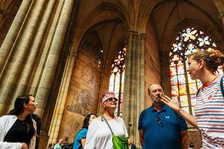Prague Castle Interiors, Bus Tour and Vltava River Cruise