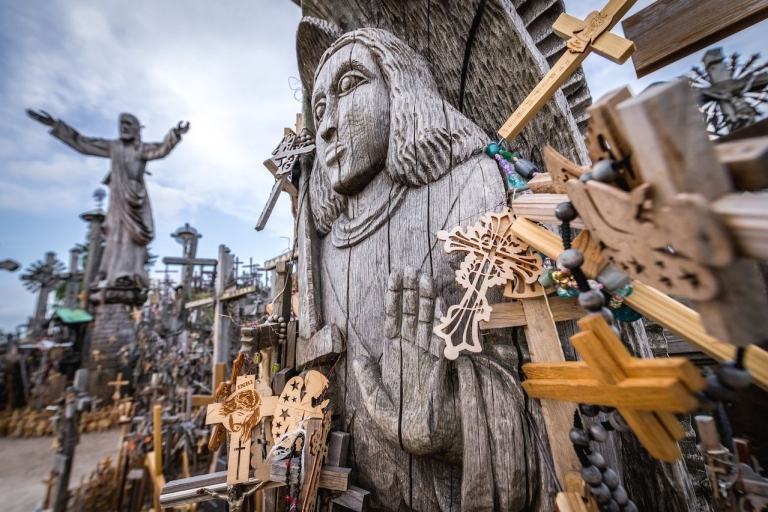 From Riga:Vilnius Day Trip, Hill of Crosses/Airport transfer With a Hill of Crosses visit