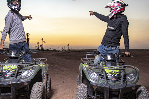 Marrakech Palmeraie: tour in quad con pausa tèMarrakech: tour in quad nel deserto e nella Palmeraie con trasferimento