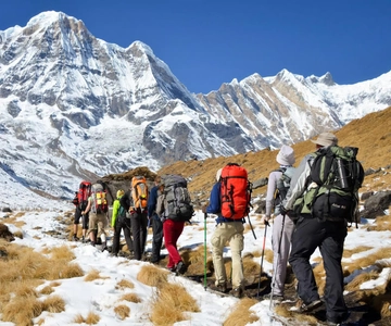 Pokhara: Trekking en grupo reducido de 9 días por Ghorepani Poon Hill y ABC