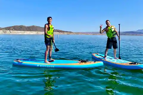 Lake Mead: Uthyrning av paddelbrädor