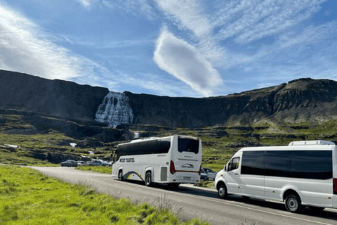 From Isafjordur: Dynjandi Waterfall Guided Day Trip by Bus
