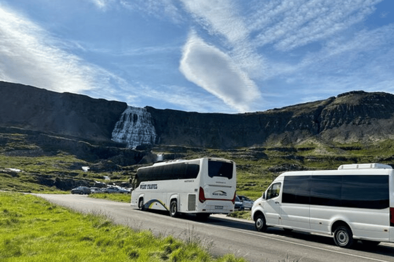 From Isafjordur: Dynjandi Waterfall Guided Day Trip by Bus