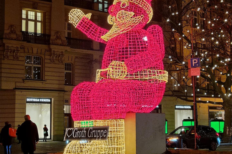 Tour du marché de Noël en lumière de Berlin avec vin chaud gratuit (2,5 heures)