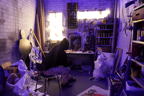 Le mystère de Banksy Entrée - Un esprit de génieLe mystère de l&#039;entrée de Banksy - Un esprit de génie