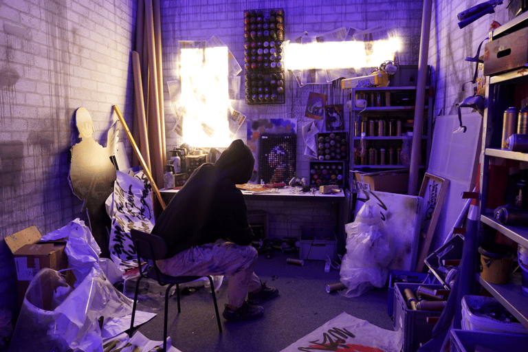 Le mystère de Banksy Entrée - Un esprit de génieLe mystère de l&#039;entrée de Banksy - Un esprit de génie