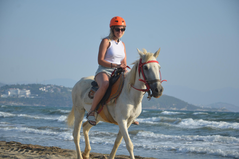 Pamucak: Horseback Riding Tour with Beach Swim
