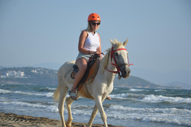 Pamucak: Horseback Riding Tour with Beach Swim