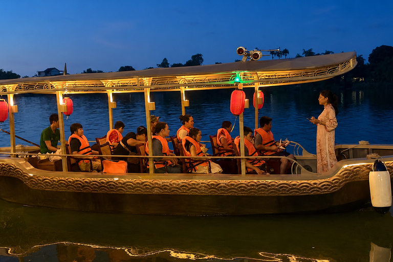 Hue: Perfume River & Hidden Canals Electric Boat Cruise Evening Perfume River Cruise