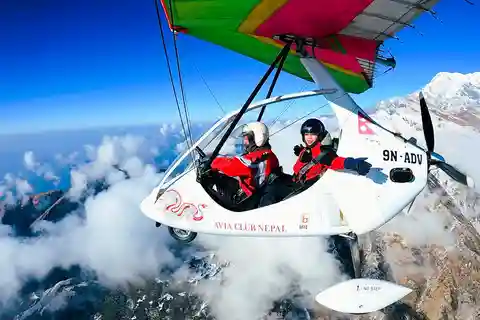 Volo ultraleggero a Pokhara: Vista sull'Annapurna e sulla coda di pesce