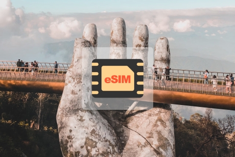 Vietnam: eSIM-gegevensabonnement30 GB/30 dagen voor 8 landen
