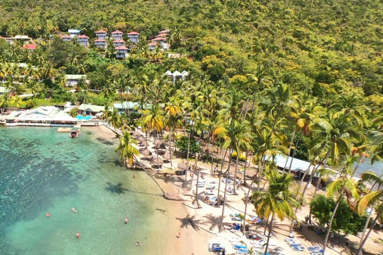 Saint Lucia: 3-godzinna wycieczka morska i lądowa do Marigot BaySaint Lucia: 3 hour Sea and Land Tour to Marigot Bay