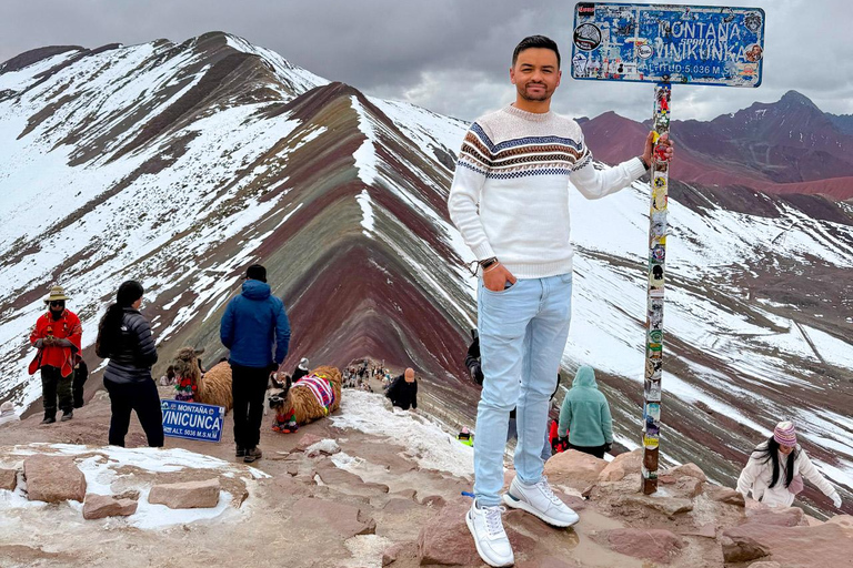 From Cusco: Rainbow Mountain Tour with late departure and lunch From Cusco: Rainbow Mountain Tour with Late Departure and Lunch