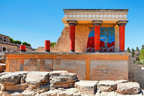 Ganztagestour Knossos und Heraklion ab Chania und Rethymno