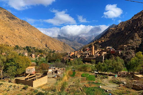 Marrakech: Atlasgebergte, Ourika waterval met gids+lunchGroepsreis