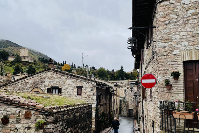 Assisi: Three Saints, St Carlo, Francis & Clare Walking Tour Spanish Tour