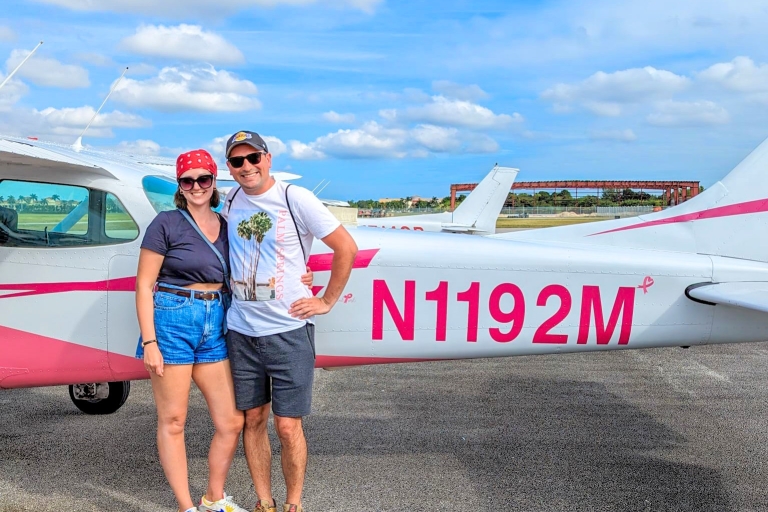 Miami : Vol panoramique en avion privé sur la côte avec boissonsMiami : Vol panoramique en avion privé sur la côte