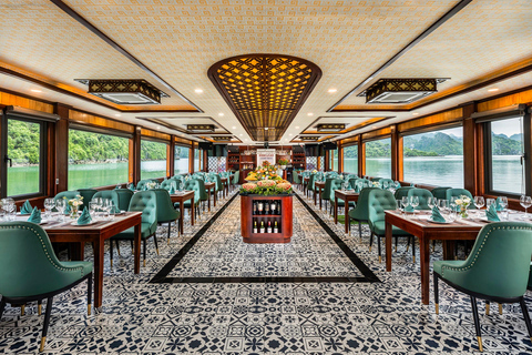 From Hanoi: Ha Long Bay Luxury Day Cruise with Buffet LunchFrom Hanoi: Halong Bay Luxury Cruise with Buffet Lunch