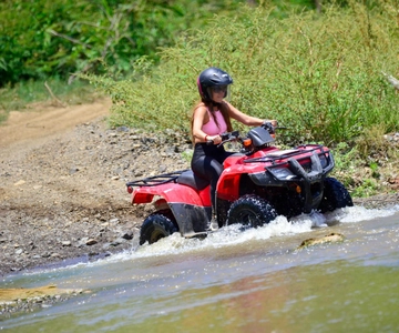 From Jaco Beach: Jungle, Beach and River ATV Adventure