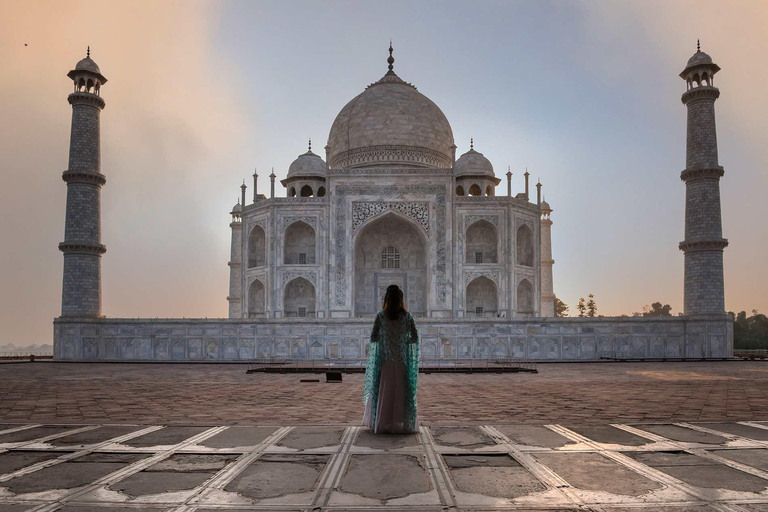 Desde Delhi : Excursión al Taj Mahal y Agra con Fatehpur SikriDesde Delhi: Excursión de un día a Jaipur en tren rápido o coche privado