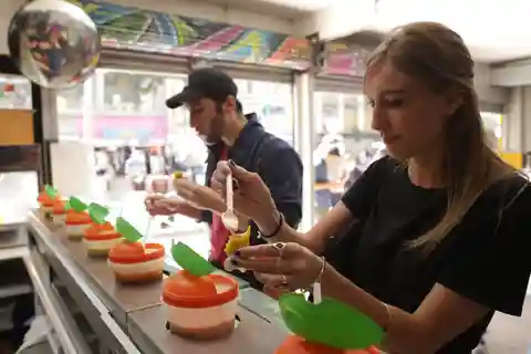Tour gastronómico partilhado em Bogotá